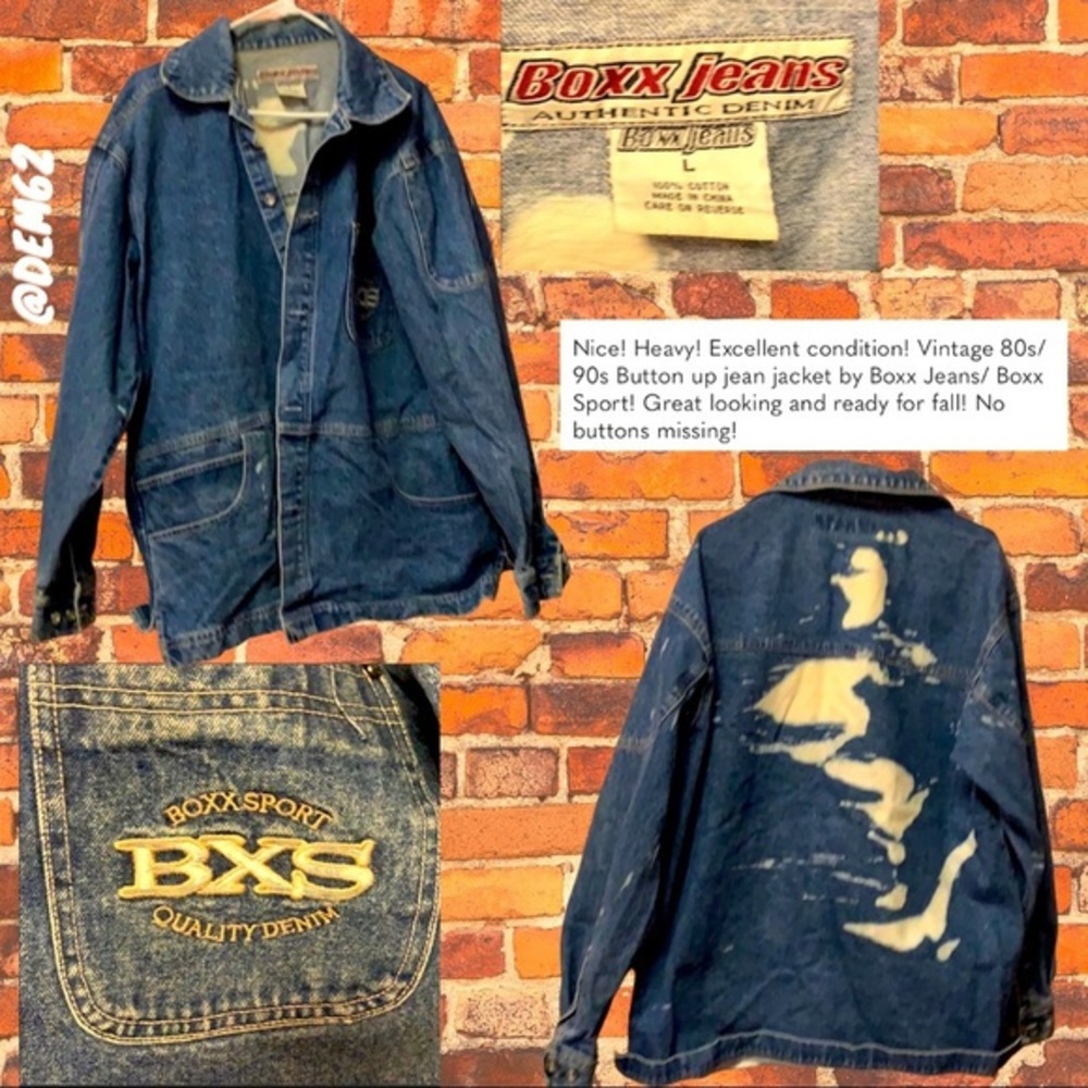 🤩HP🤩 Boxx Sport Distressed Jacket! Large